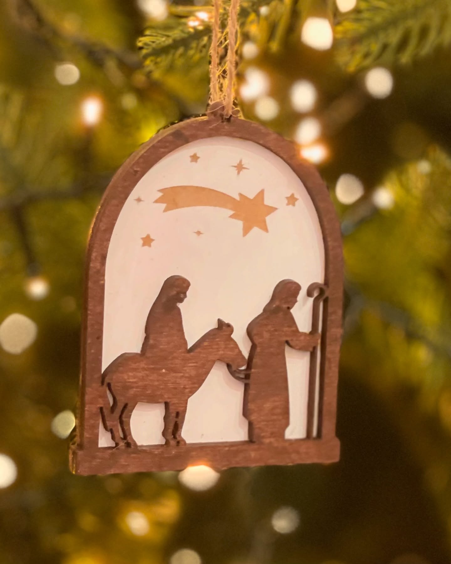 Personlig julepynt i tre (d2) KK FAMILY ART