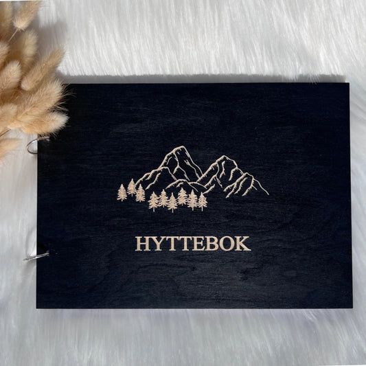 Hyttebok med personlig tilpasning (d3)