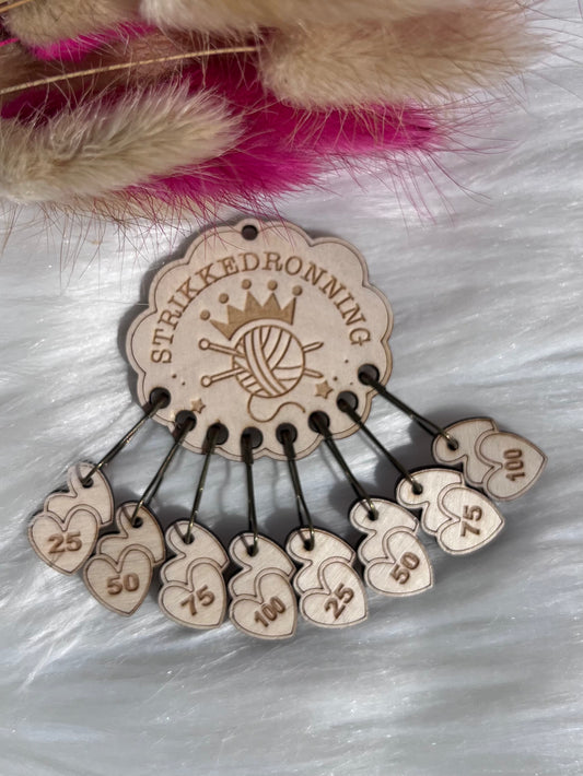 Maskemarkører i hjerteform