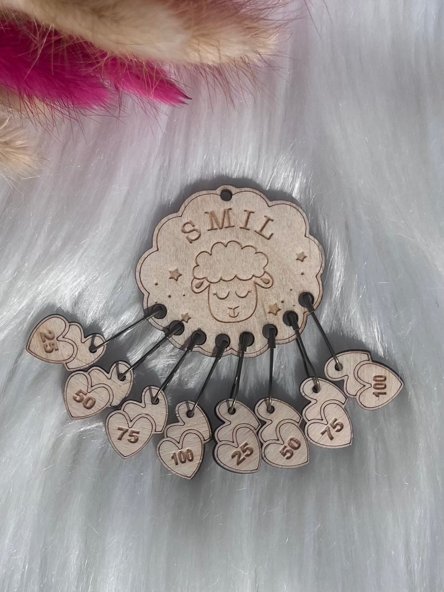 Maskemarkører i hjerteform KK FAMILY ART