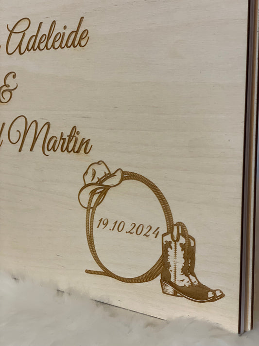 Gjestebok-cowboy KK FAMILY ART