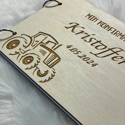 Min Konfirmasjon – gjestebok, fotoalbum-Trakotr KK FAMILY ART