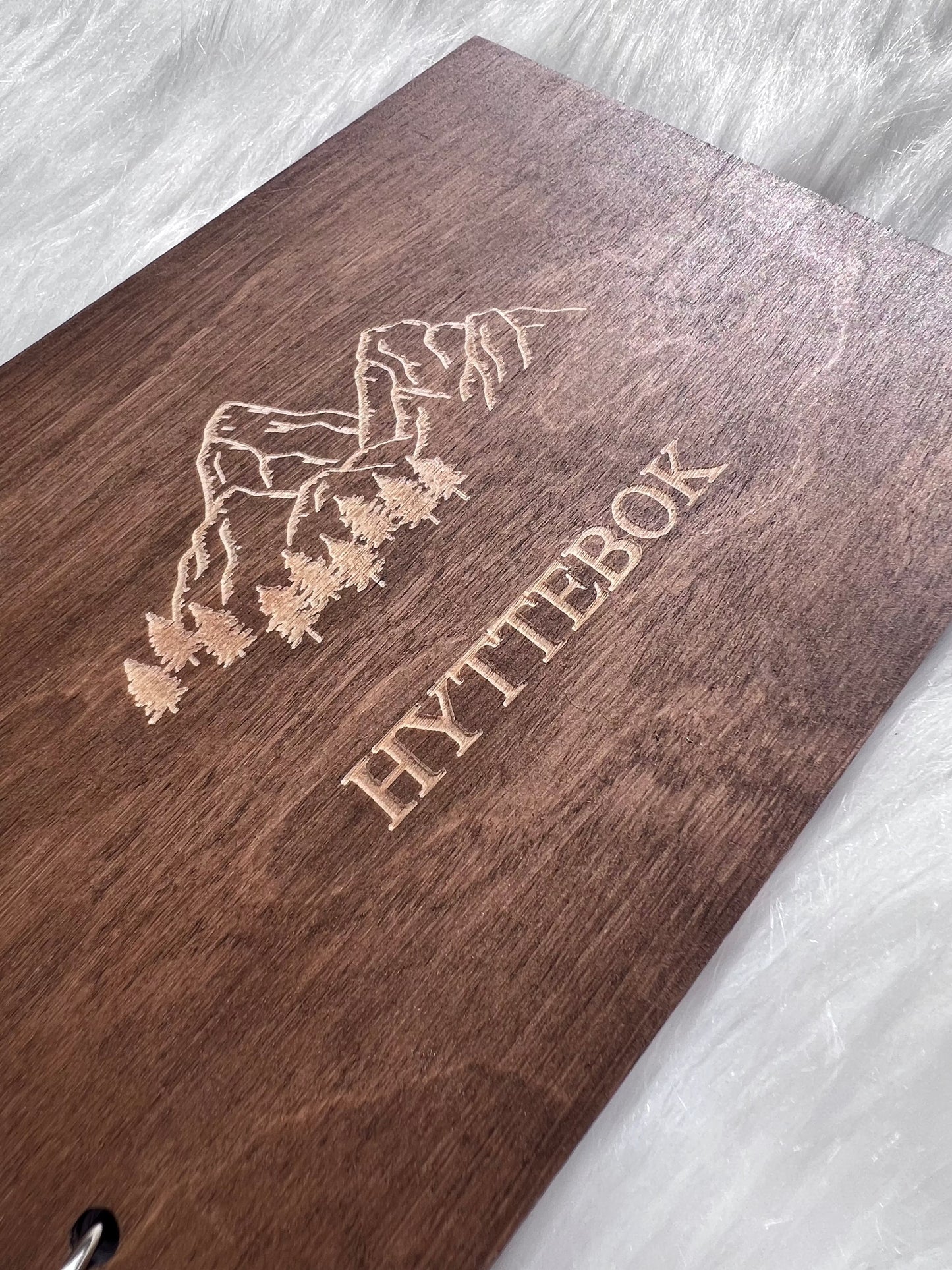 Hyttebok med personlig tilpasning (d3) KK FAMILY ART