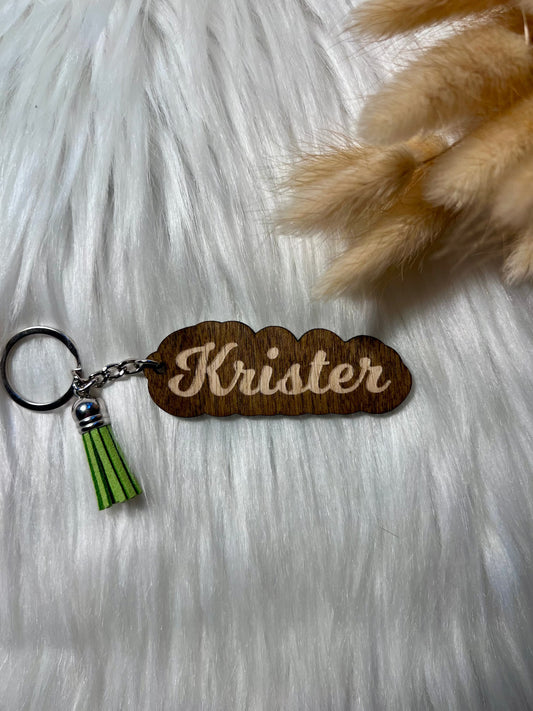 Nøkkelring med navn KK FAMILY ART