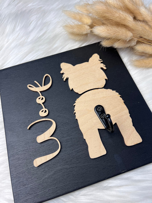 Veggplaten med krok-Woof