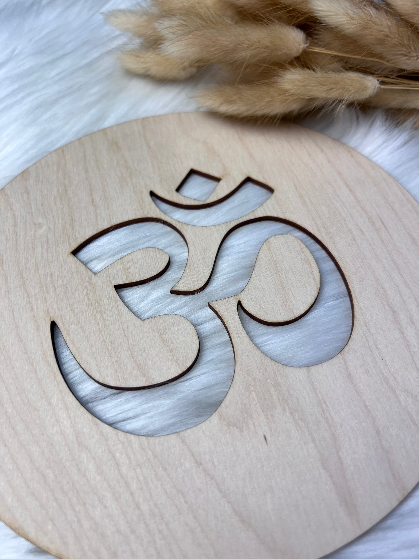 Veggdekorasjon med Om-symbol (d2)