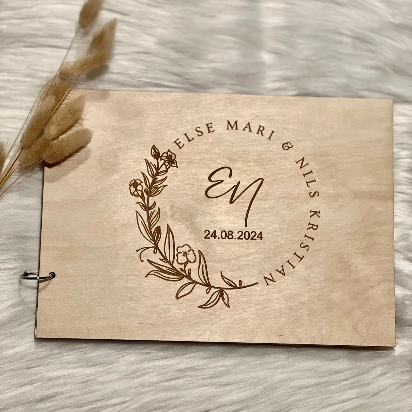 Gjestebok - Monogram KK FAMILY ART