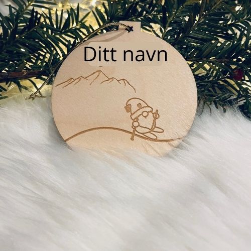 Wooden Christmas tree ornament - Santa Claus