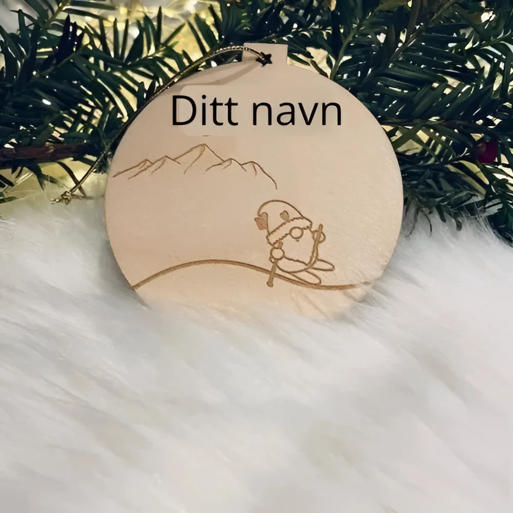 Juletrepynt i tre - Julenissen KK FAMILY ART