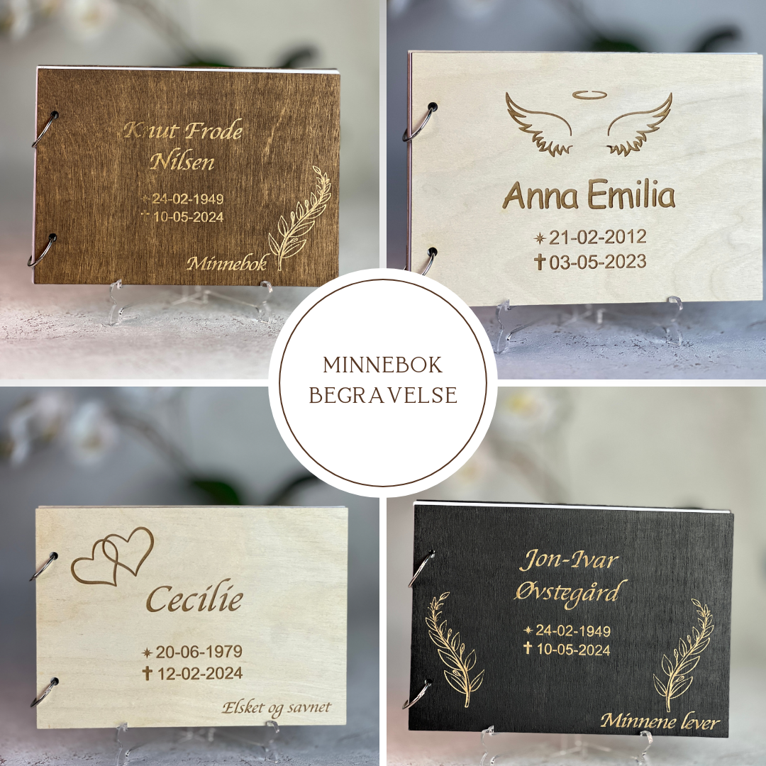 MINNEBOK BEGRAVELSE