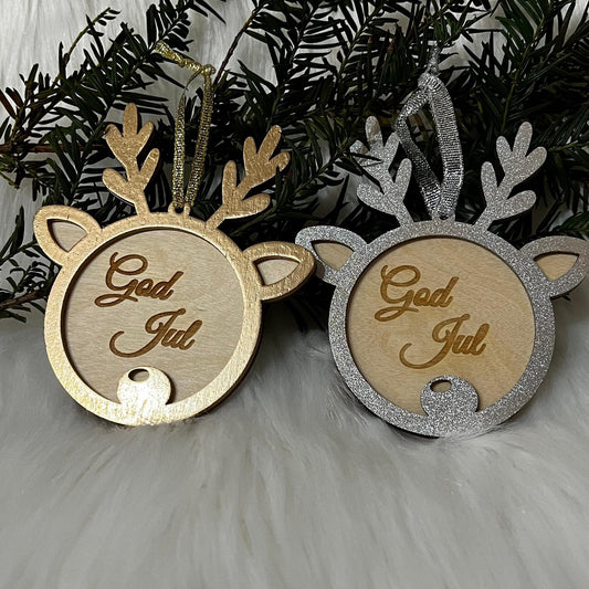 Personlig julepynt i tre
