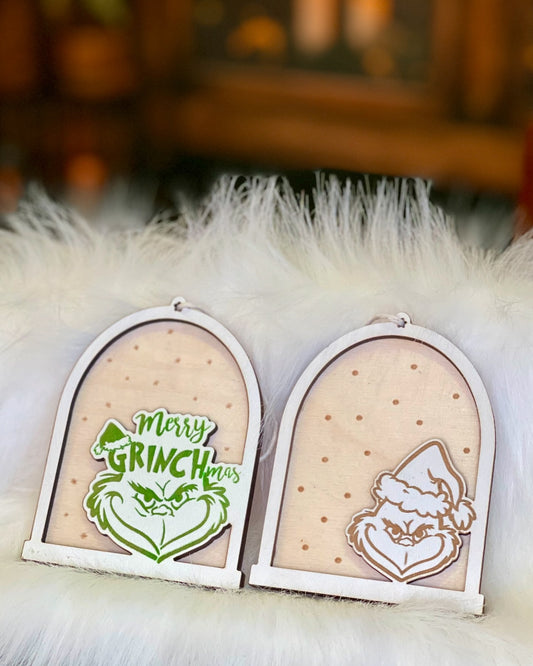 Personalized wooden Christmas ornaments