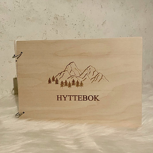 Hyttebok med personlig tilpasning (d3)