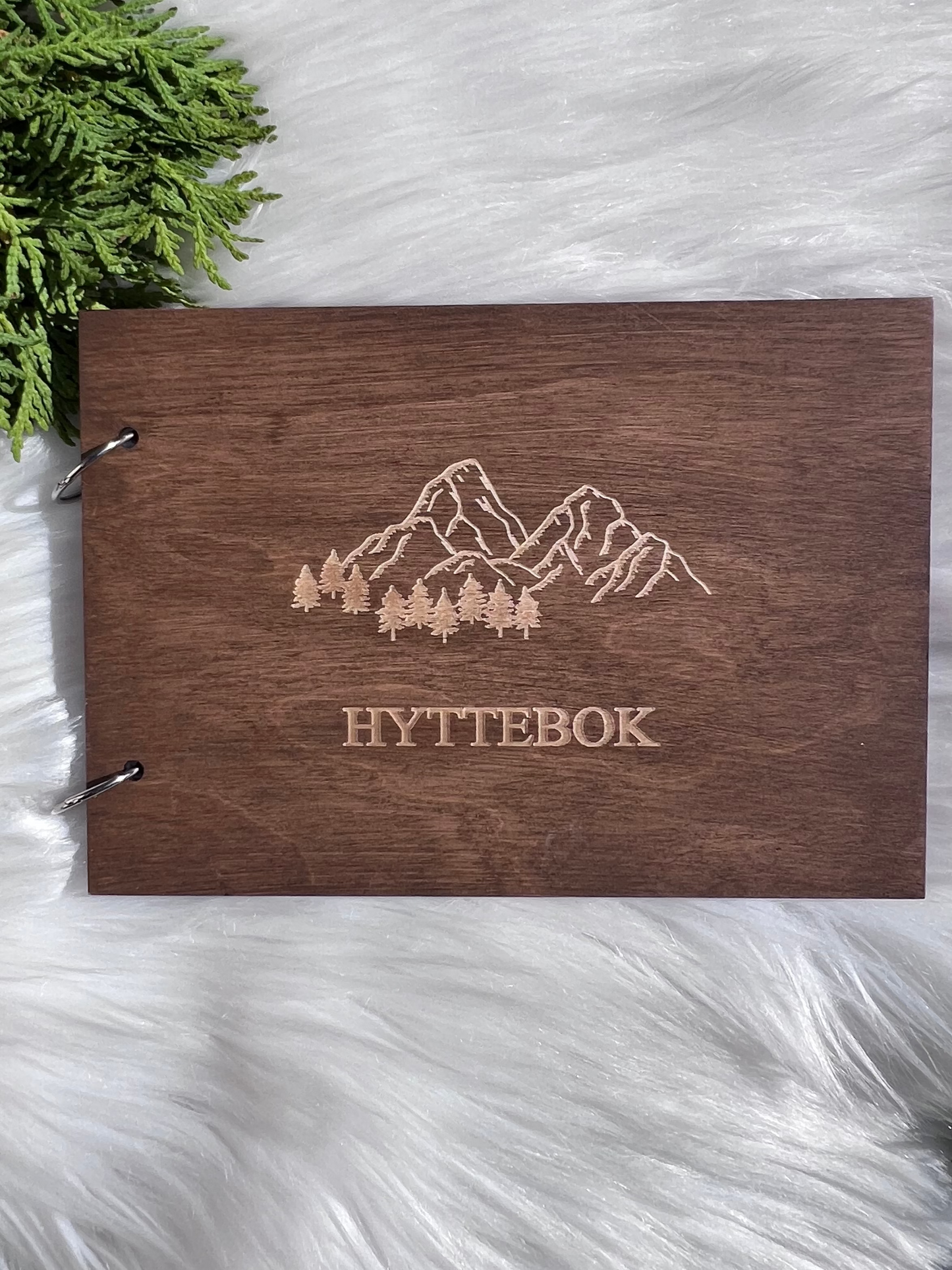 Hyttebok med personlig tilpasning (d3)