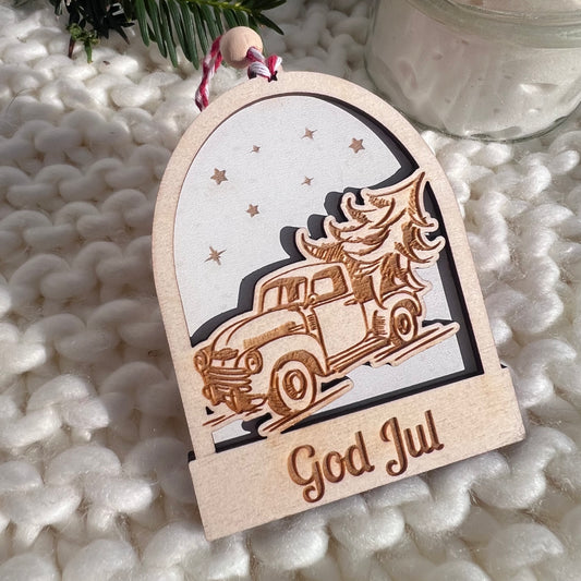 Personlig julepynt i tre (d7)