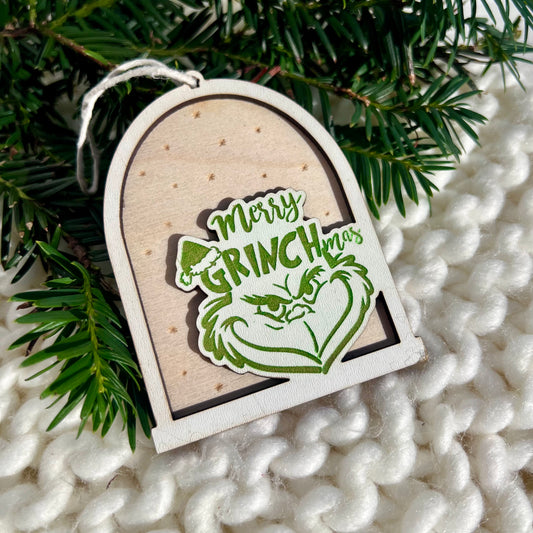 Personalized wooden Christmas ornaments