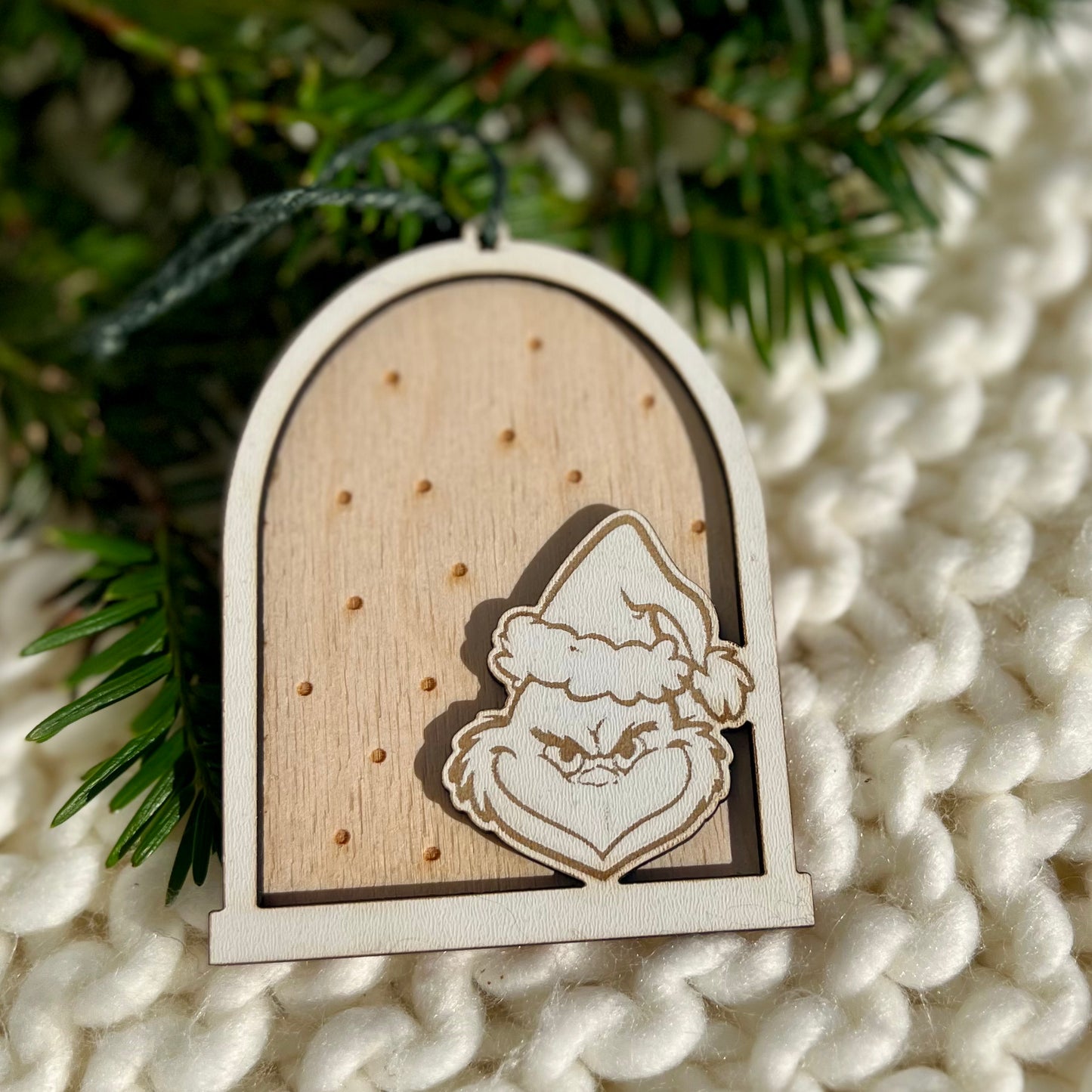 Personalized wooden Christmas ornaments