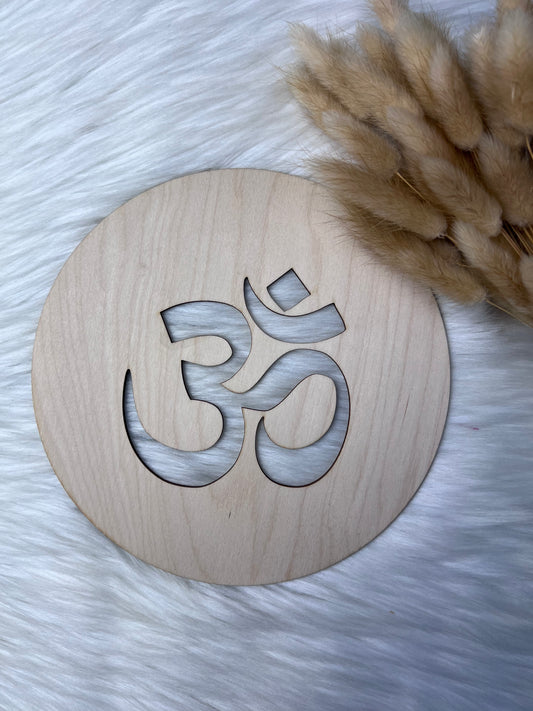 Veggdekorasjon med Om-symbol (d2)