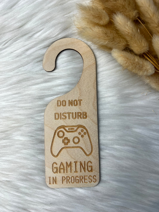 Sign Do Not Disturb – Yoga in Progress