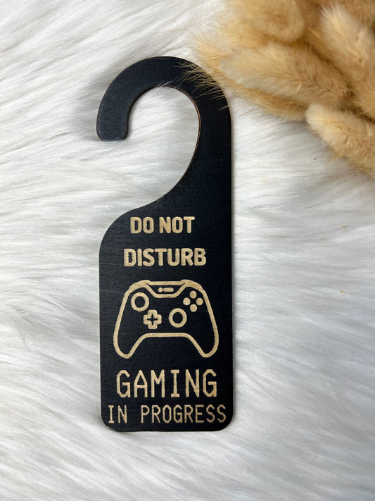 Sign Do Not Disturb – Yoga in Progress