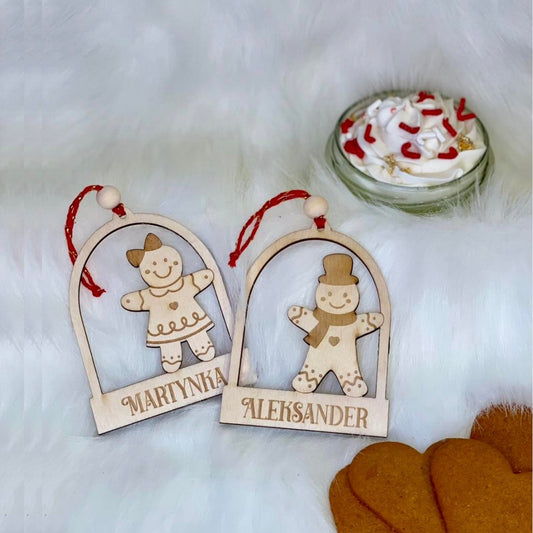 Personalized wooden Christmas ornaments