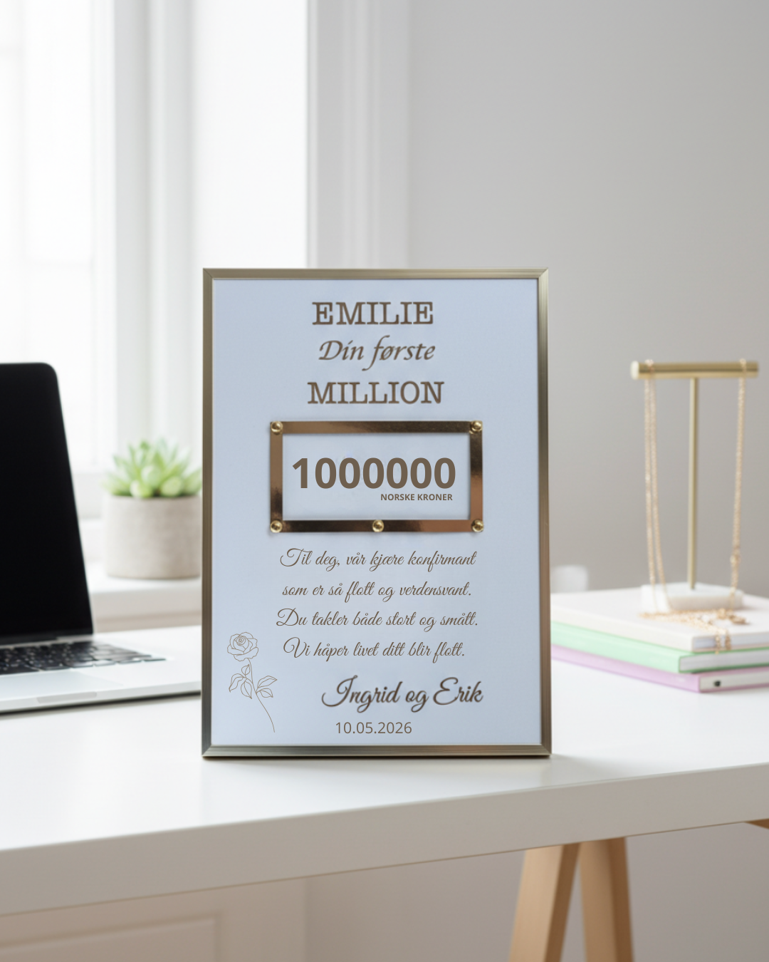 Din første MILLION- konfirmasjon