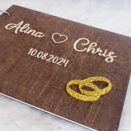 kk family art gjestebok bryllup