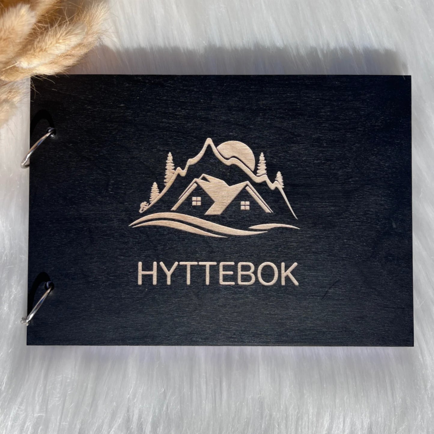 Hyttebok med personlig tilpasning (d2)