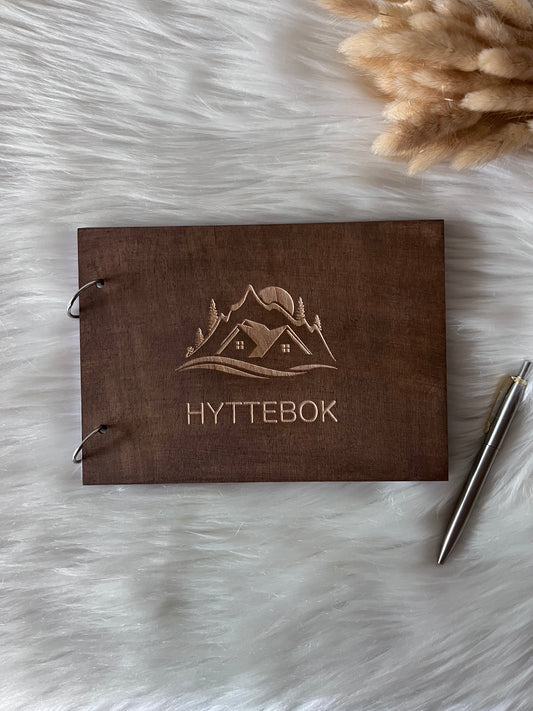Hyttebok med personlig tilpasning (d2)